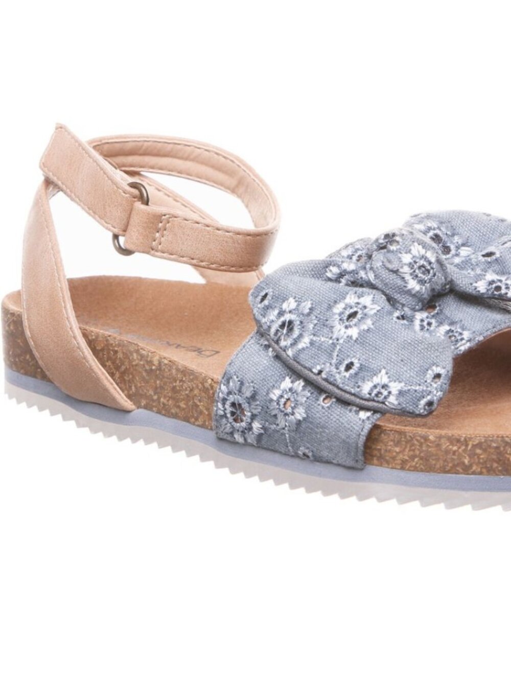 New! Bearpaw KIDS Genesis Grey bow Sandal